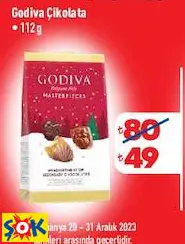 GODİVA ÇİKOLATA • 112 G